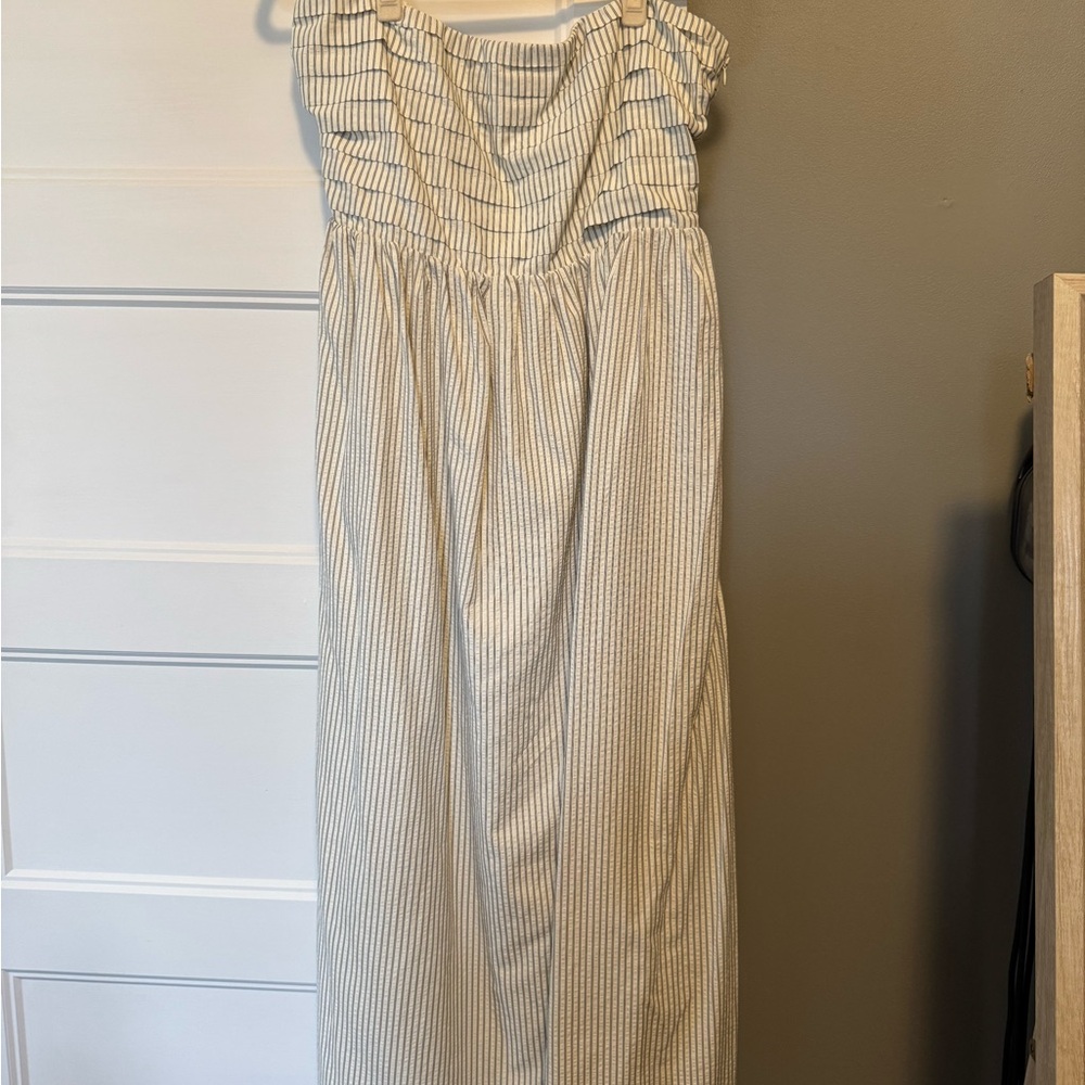 Strapless Midi Dress